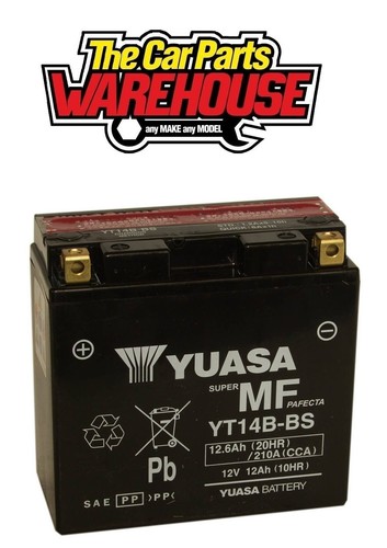 Yuasa yt14b motorcycle - yt14b-bs, atv