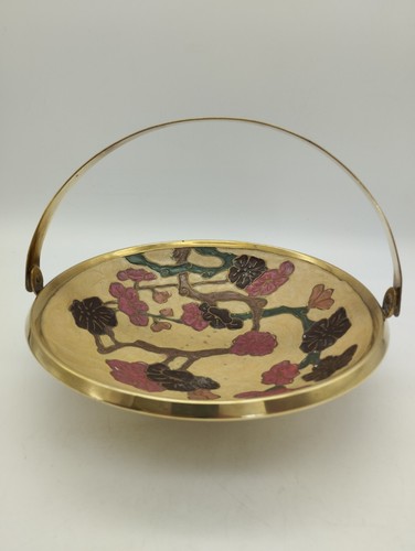 Vintage brass cloisonne - vintage,