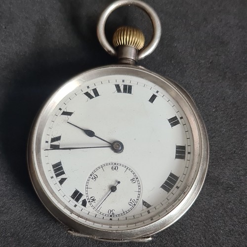 Antique solid silver gents - silver,