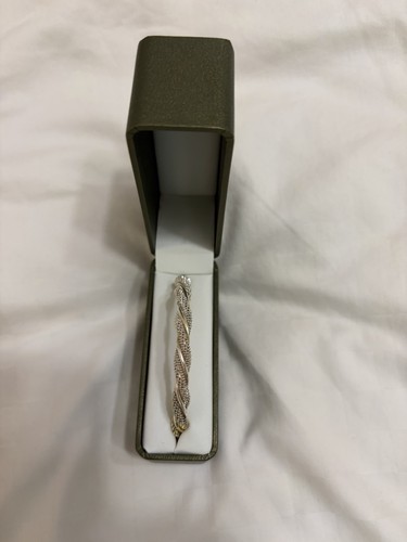 New box twist effect bangle - twist,