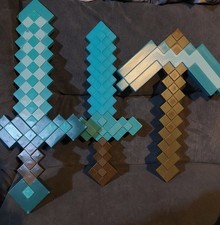 Minecraft Sword And Pick Axe