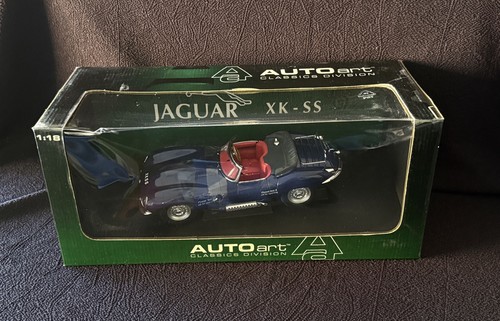 Autoart blue jaguar - autoart,