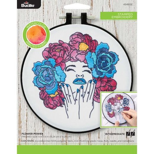 Bucilla stamped embroidery - bucilla,
