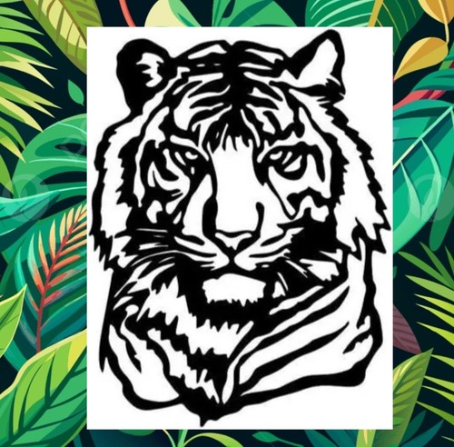 Majestic tiger sillhouette - majestic,