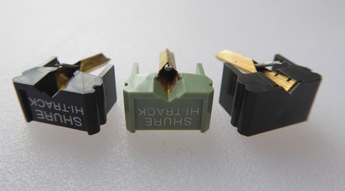 Three shure track - hi-track, stylus