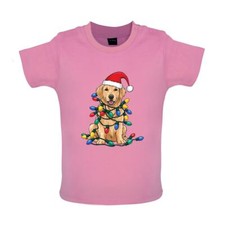 Golden Retriever Dog Christmas - Baby T-Shirt / Babygrow - Xmas Dog Breed Love
