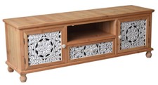 Sideboard Mandala Cabinet TV Shelf Lowboard Bohemian Shelf TV Living Room Lakadee