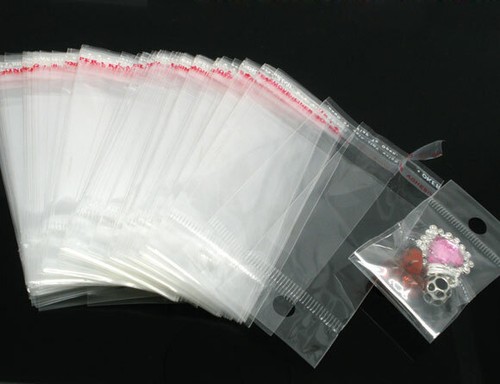 Clear self seal - clear, cellophane