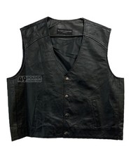 Mens CLASSIC Leather Waistcoat