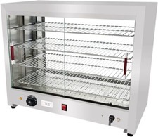 HOT SALE !  4-Tier Commercial Countertop Food Pizza Warmer Pastry Display Case