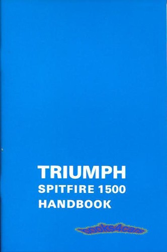 Spitfire triumph manual owners - spitfire,