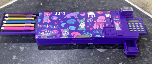 Smiggle purple card case - smiggle,