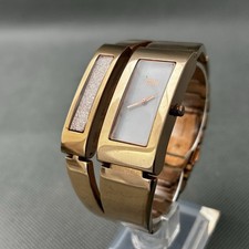 Storm Duelle Womens Watch S.Steel Rose Gold  White Dial Crystals New Battery VGC