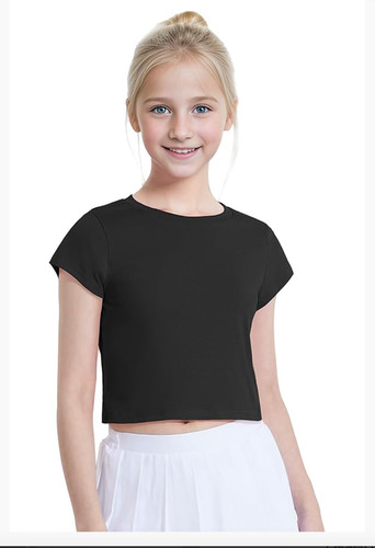 Girls plain short - short, crop