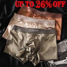 Mens Boxer Shorts Satin Ice