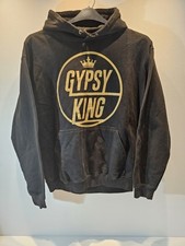 Official Tyson Fury Gypsy King Black Hoodie Size Mens Medium - Boxing 