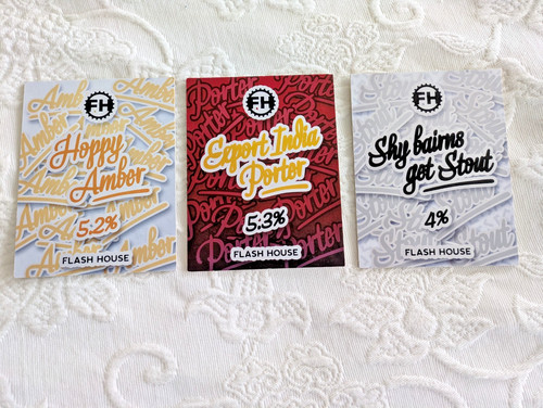 Beer pump badges x - beer,