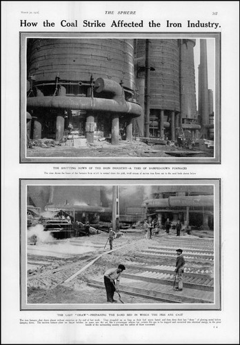 1912 coal strike effect - effect, iron