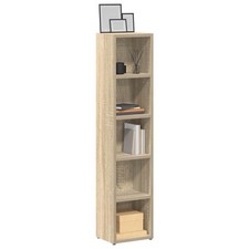2x CD Cabinets Sonoma Oak 21x16x93.5 cm Media Storage Towers