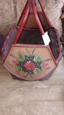 Vintage Folk Art Hand Painted