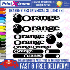 ORANGE BIKES Decal Stickers Vinyl Mountain Cycling MTB UNIVERSAL top Quality V1
