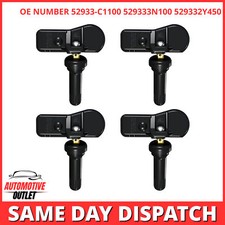 4X TYRE PRESSURE SENSOR TPMS