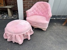 Pink Crushed Velvet Vintage