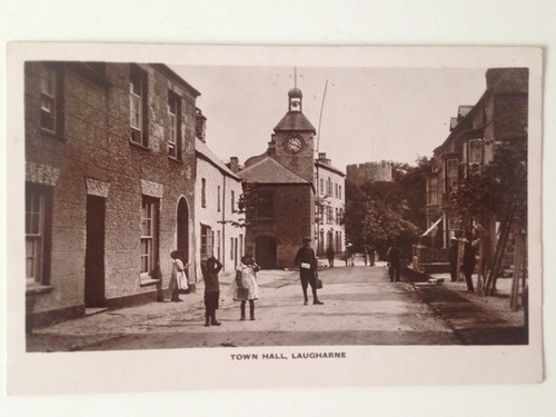 Laugharne postcard real