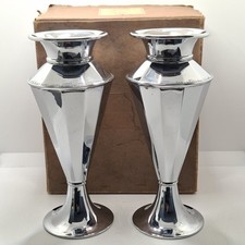 Art Deco Pair of Mantel Vases