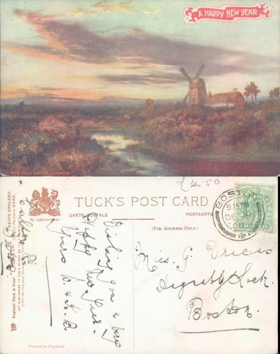 Windmill and landscape