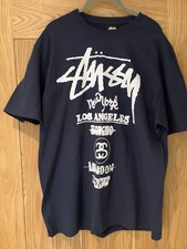 BRAND NEW Stussy Navy Tour Tee