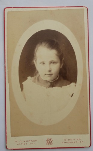 Cdv victorian girl by - a,