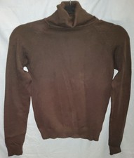 Zara Ladies Brown Roll Neck Long Sleeve Top, Size Eur S. Ref00074