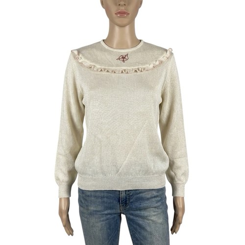 Vintage 80s jumper - jumper, cream