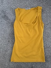 Zara Vest Top Mustard