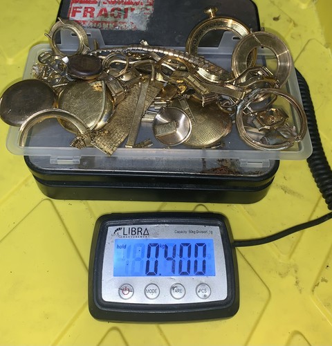 Gold filled watch - gold, cases