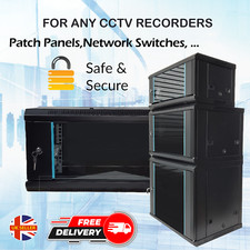 4U 6U 9U 12U 15U 18U Network Data Cabinet Comms Wall Rack Patch Panel Switch LAN