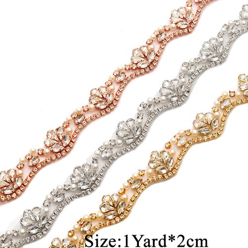 Rhinestone pearl costume dress - pearl,