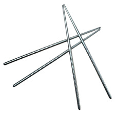 Stainless Steel Chopstick Chinese Korean Metal Twist Chop Stick 1, 2, 4, 8 Pairs