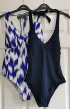M&S Removeble Padding Non Wired Stay New  HALTERNECK Swimsuit