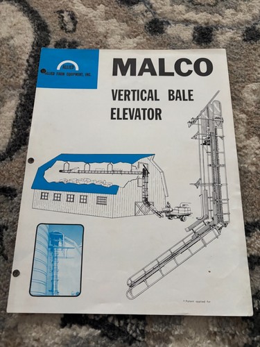 Malco vertical bale elevator - vertical,