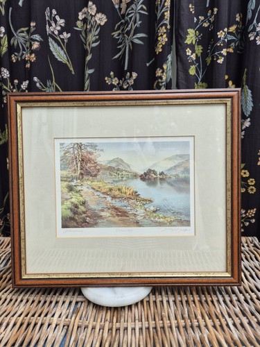 Framed signed print - framed,