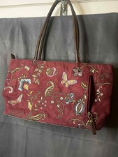 Bueno Embroidered Handbag Floral Butterfly Ladybird Kitsch Cute