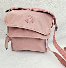 Kipling Inna Crossbody Bag in Dusty/Almost Rose Pink with Monkey Keychain
