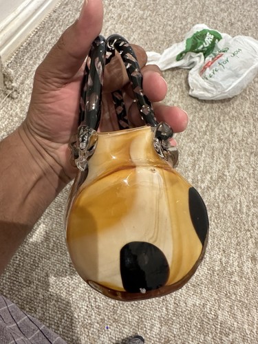 Glass purse bag - bag, venetian