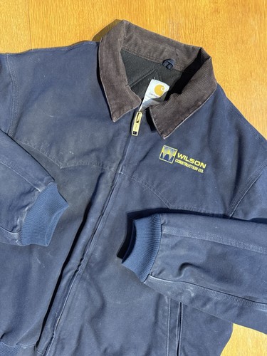 Vintage carhartt j14 mdt navy - vintage,