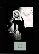 MAE WEST COME UP AND SEE ME SOMETIME AUTHENTIC SIGNED AUTOGRAPH DISPLAY