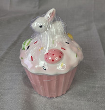 Easter Bunny Cupcake Ceramic