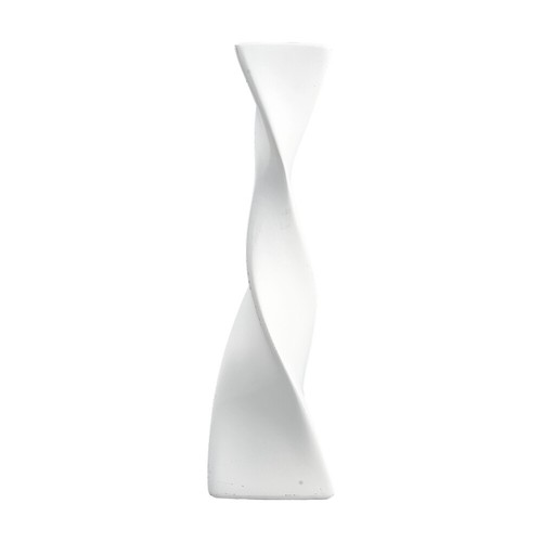 31cm tall twisted ceramic vase - twisted,