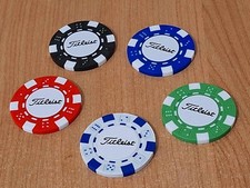 TITLEIST POKER CHIP GOLF BALL